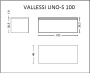 Тумба под столешницу 100 см ArmadiArt Vallessi Uno-S 897-100-A mat