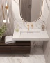 Раковина 100 см ArmadiArt Flat 859-100-CLCT продается только в комплекте с тумбой