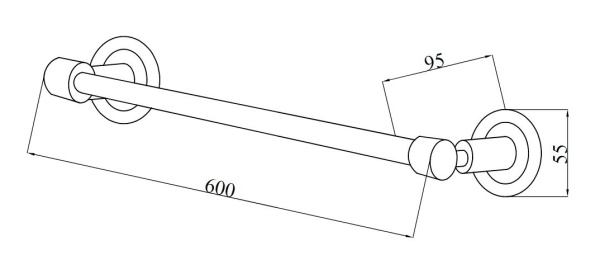 Держатель полотенец Boheme Murano 10902-B-CR