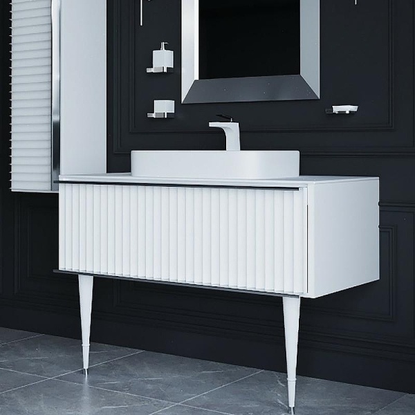 Тумба под раковину 80 см ArmadiArt Vallessi Avantgarde Canale 843-080-WCR