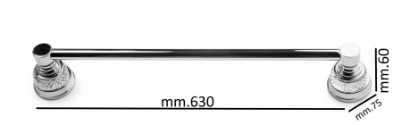 Держатель полотенец Boheme Aura 10242-CR