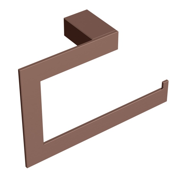 Полотенцедержатель кольцо Qubic Copper Brushed 10725-CB