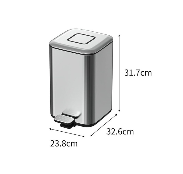 Ведро для мусора Boheme Q 10948-CR