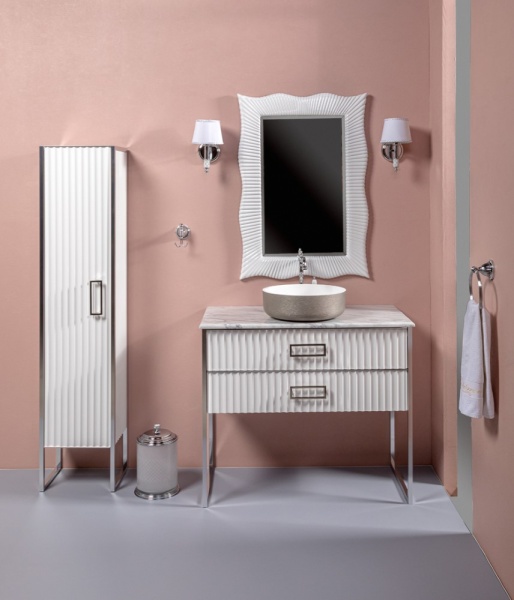 Раковина накладная Ø41,5 см ArmadiArt Sole Corian 819-SL