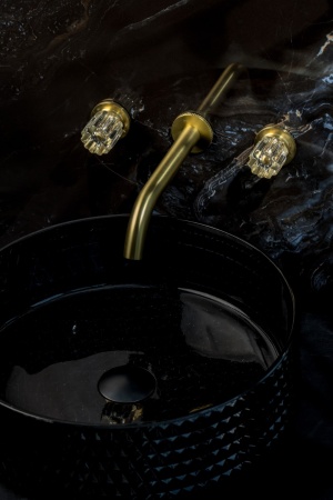 Смеситель для раковины Boheme Elegante 152-2-MG-EL