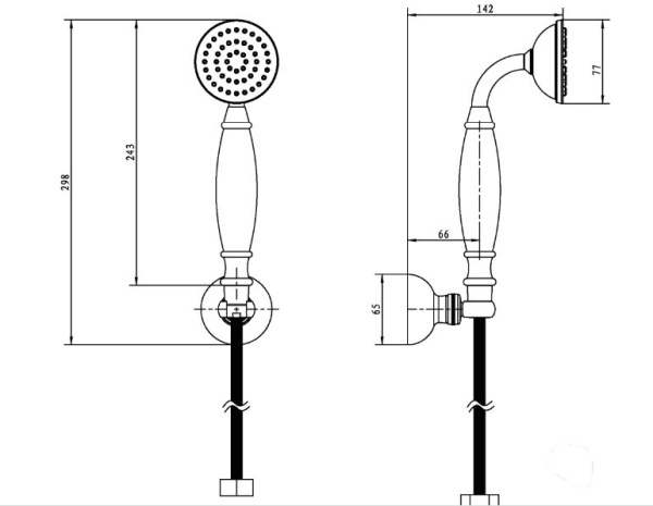 Душевой набор Boheme Brillante 409-B