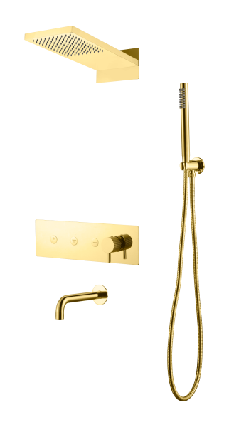 Встраиваемая душевая система Boheme Fusion 130-2-G