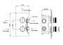 Комплект для душа Boheme Cell 427-B/134-3-B/625-B