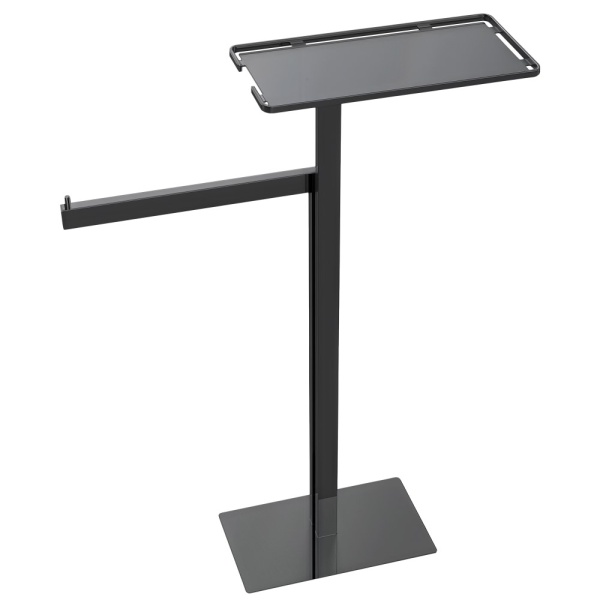 Стойка напольная с полкой и полотенцедержателем Boheme 10952-SGM