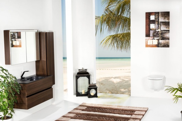 Зеркальный шкаф с подстветкой 100 см ArmadiArt Vallessi 546-D