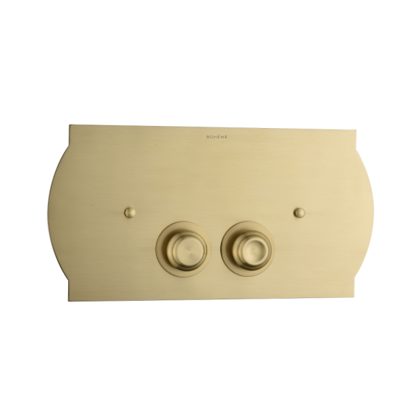 Кнопка для инсталляции, латунь Matt Gold 651-MG