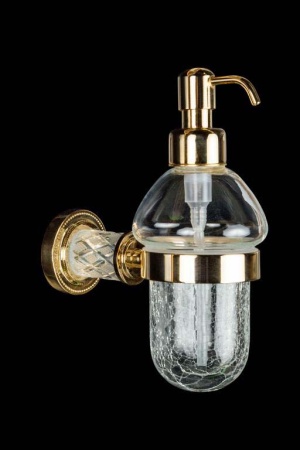 Дозатор жидкого мыла Boheme Murano Cristal 10912-CRST-G