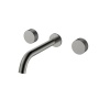 Смеситель из стены STICK TOUCH на 3 отв. Gun Metal 152-2-GM.2