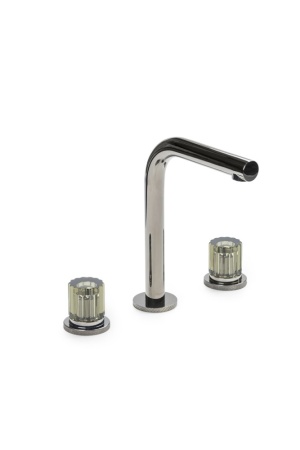 Смеситель из стены AURA на 3 отв. SHINE GUN METAL ELEGANTE GREEN 152-SGM-EL-GREEN