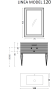 Тумба под раковину 120 см ArmadiArt Vallessi Avantgarde Linea 842-120-WG