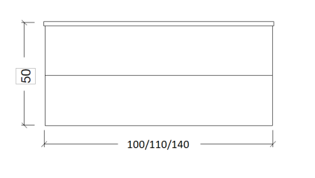 Тумба NeoArt 80см*48 (52) BLACK WOOD 831-080-BW