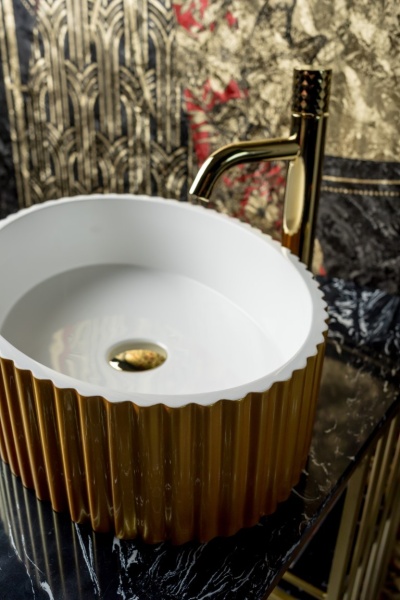 Раковина накладная 50 см ArmadiArt Canale 878-W