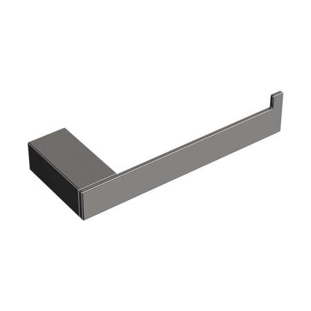 Держатель для туалетной бумаги без крышки Qubic Shine Gun Metal 10735-SGM
