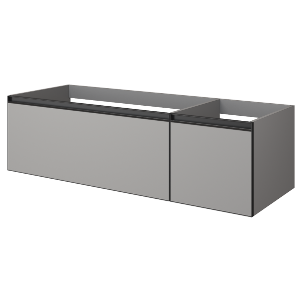 Тумба под раковину 140 см ArmadiArt Quatro 2 790-M2-140-L-A