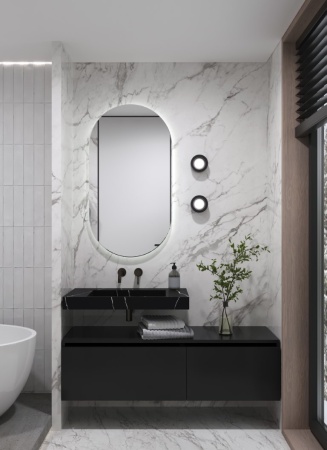 Раковина 80 см ArmadiArt Flat 859-080-NM продается только в комплекте с тумбой