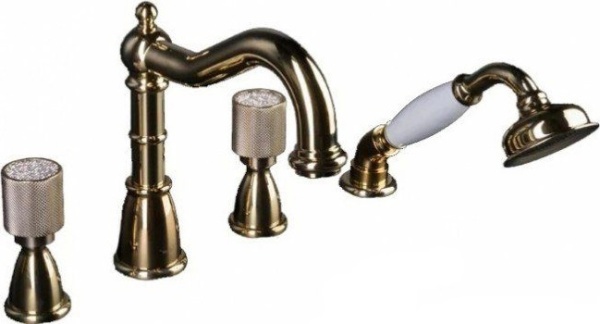 Смеситель на борт ванны Boheme Royal 395-Royal