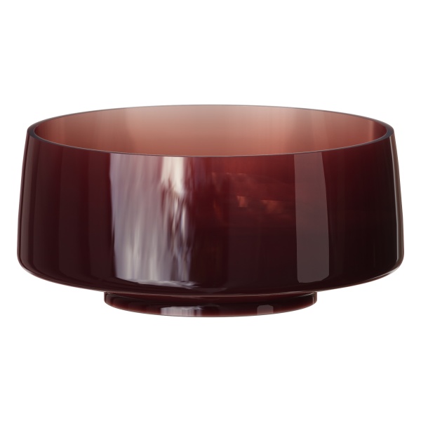 Раковина круглая, полиэфирная GLOW SMOKE цвет TERRACOTTA 810-GS-T