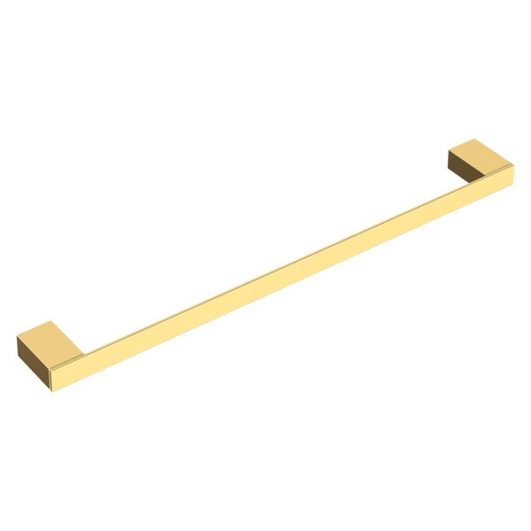 Полотенцедержатель длинный Qubic Gold 10722-G