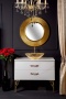 Зеркало Ø82 см ArmadiArt NeoArt Shine 528-G