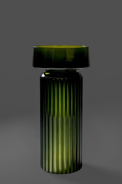 Раковина круглая, полиэфирная GLOW цвет OLIVE 810-G-OL