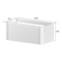 Тумба с раковиной VOI 100CM STONEFINISH LUNA (Комплект)