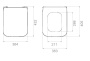 Сиденье для унитаза Boheme Mirage/Zen 968-MW
