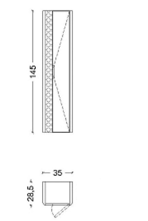 Пенал 35 см ArmadiArt Rombo 779-WCR