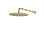 Верхний душ с кронштейном UNO Matt Gold 30cm  латунь 422-TOP-MG