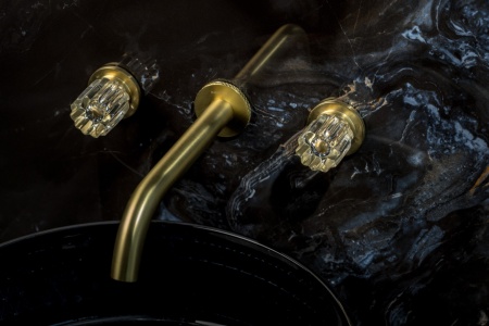 Смеситель для раковины Boheme Elegante 152-2-MG-EL