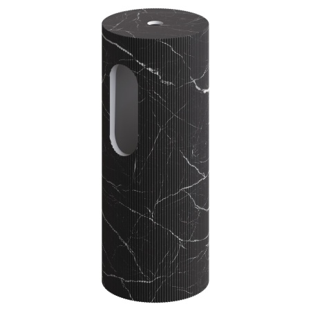 Пьедестал для раковины рифленый Corian 300*720 Nero Marquina 801-Base-Rib-NM