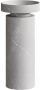 Раковина Ø40 см на пьедестале ArmadiArt Sole Corian 801-GR+801-Base-Grey