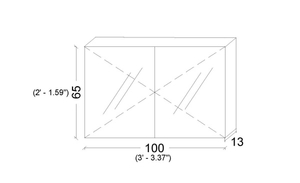Зеркальный шкаф с подстветкой 100 см ArmadiArt Vallessi 546-W