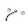Смеситель из стены STICK LINEA на 3 отв. Nickel Brush 152-2-NB.3