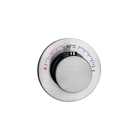 Смеситель встраиваемый термостат UNO INOX 627-T-INOX