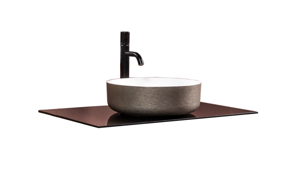 Столешница стеклянная 80 см ArmadiArt NeoArt 853-080-B