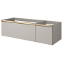 Тумба под раковину 140 см ArmadiArt Quatro 2 790-M2-140-CM-MG