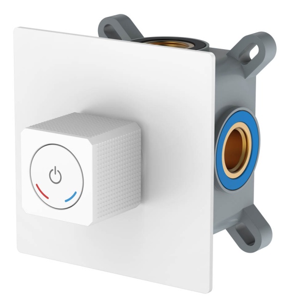 Смеситель автоматический встроенный QUAD Matt White 154-5-MW