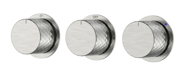 Смеситель встроенный STICK DIAMOND NICKEL BRUSH 3-х проходной 124-3-NB.1