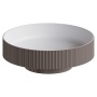Раковина накладная Ø40 см ArmadiArt Sole Corian 801-R-D