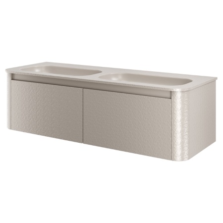 Тумба с раковиной VOI 140CM STONEFINISH CASHMERE (Комплект)