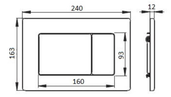 Кнопка для инсталляции Boheme 650-NB