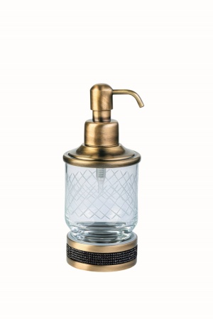 Дозатор жидкого мыла Boheme Royal Cristal 10929-BR-B