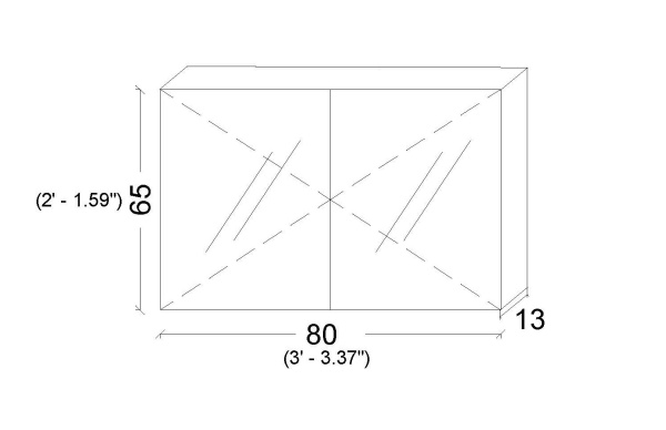 Зеркальный шкаф с подстветкой 80 см ArmadiArt Vallessi 547-A glossy
