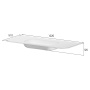 Раковина моноблок VOI 120см STONE FINISH DAPHNE 786-120-SF-D без отв.