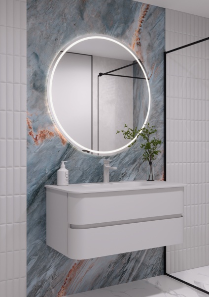 Тумба под раковину 100 см ArmadiArt Ovale D 780-100-W